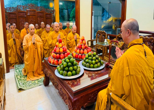 Trang nghiêm tác pháp Tự tứ – Kết thúc mùa An cư kiết hạ PL.2570 tại hạ trường chùa Linh Cảnh